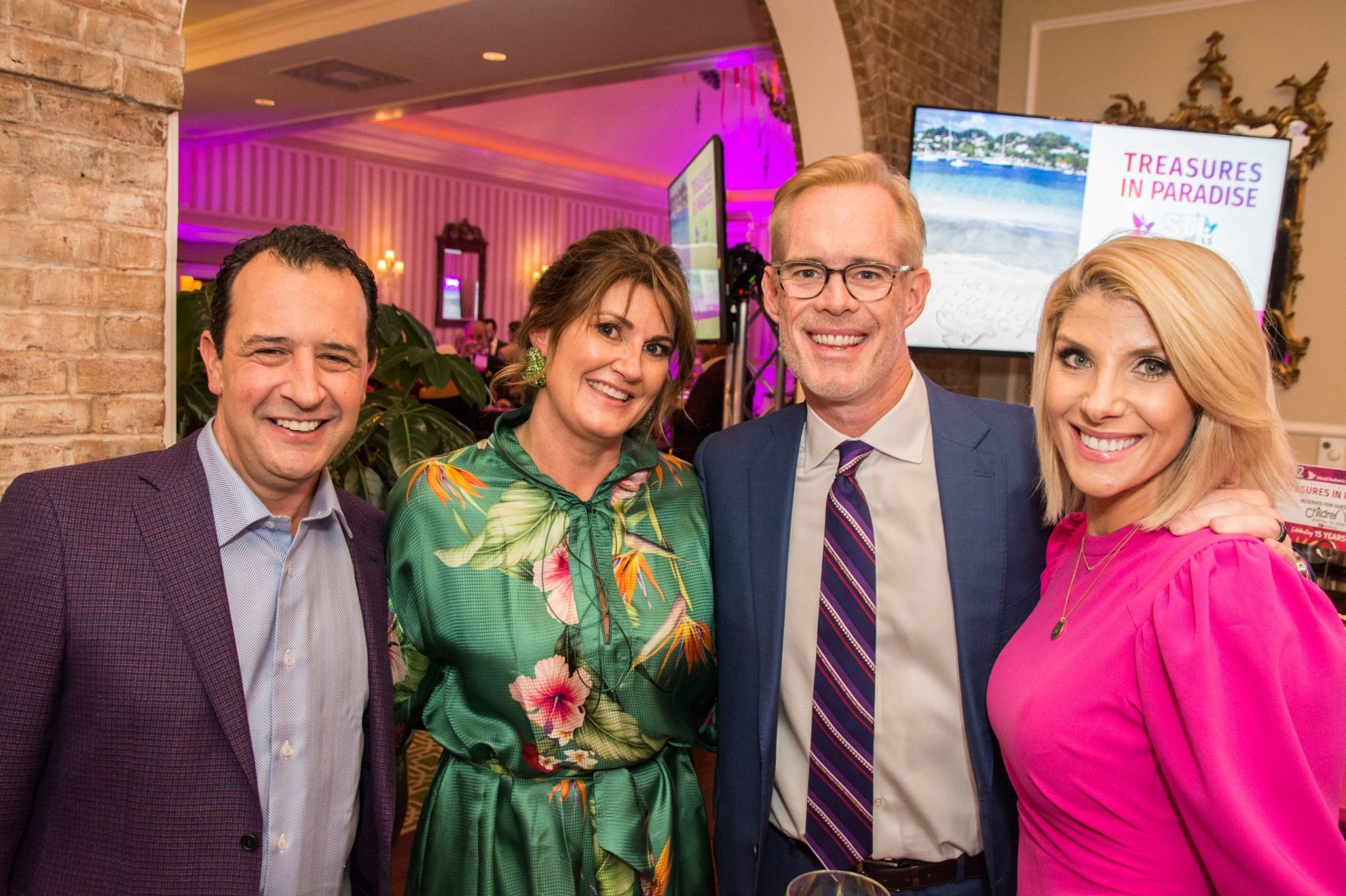 Tim Niemann, Deb Niemann, Joe Buck, Michelle Buck